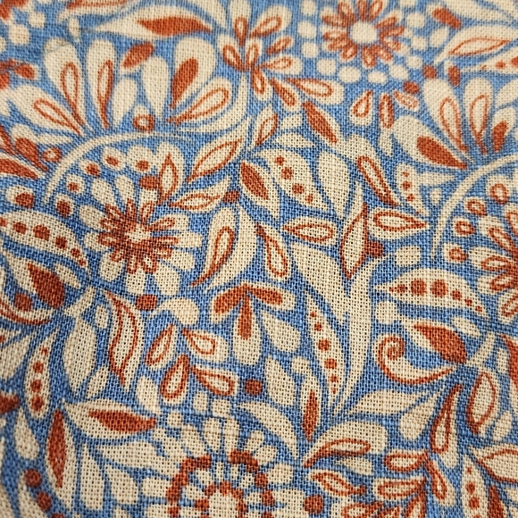 A.N.A Boho Floral Long Sleeve Blouse Sz XXL - Picture 6 of 8